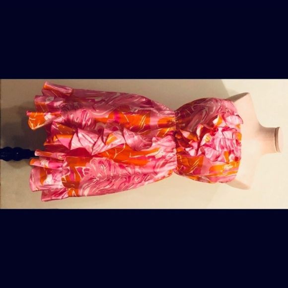 Lilly Pulitzer Hotty Panel Fan Dance Tiernan - Picture 3 of 6